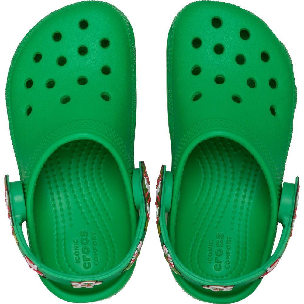 Køb Crocs Grass Green Classic Holiday Icons Lights