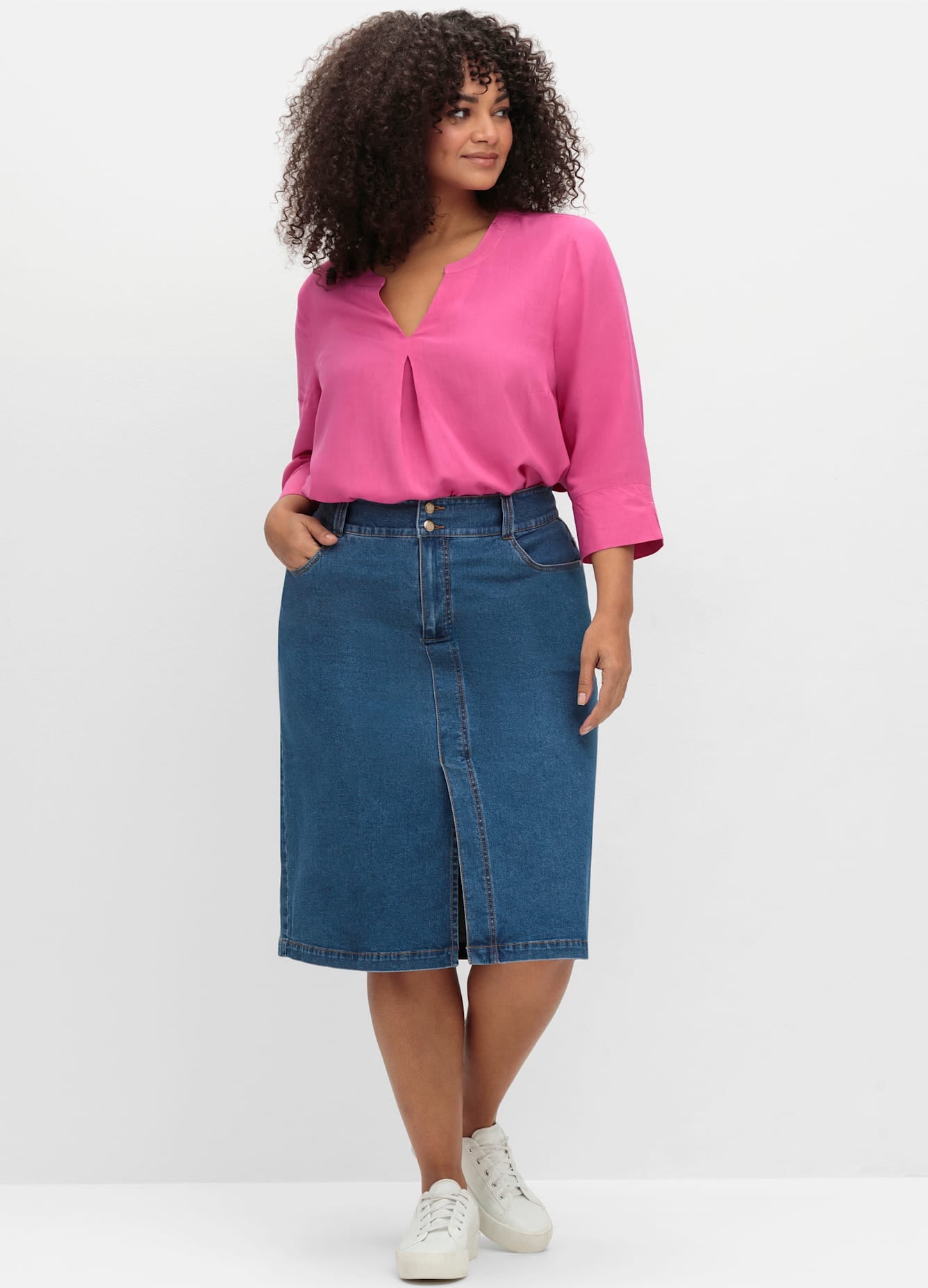 Sheego Jeansrock