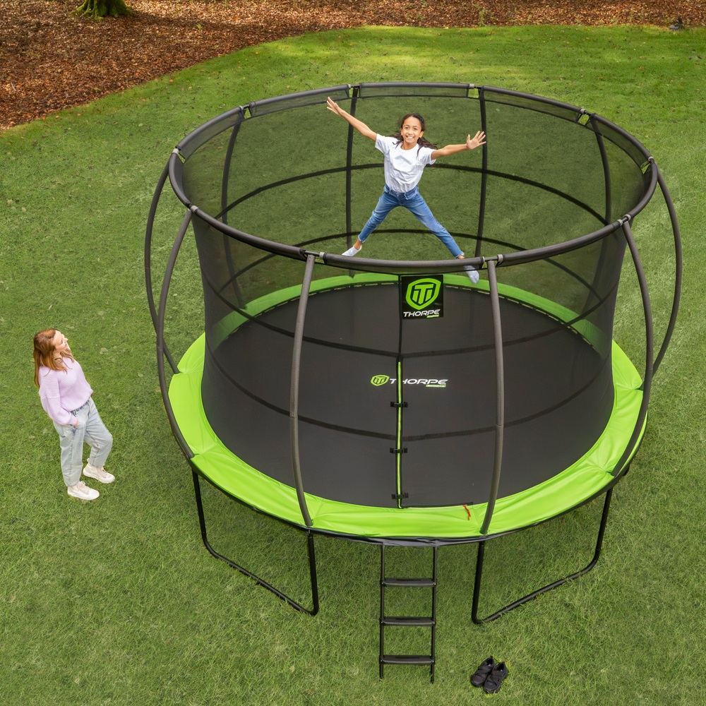 Thorpe Sports 12-Fuß-Trampolin und Sicherheitsnetz
