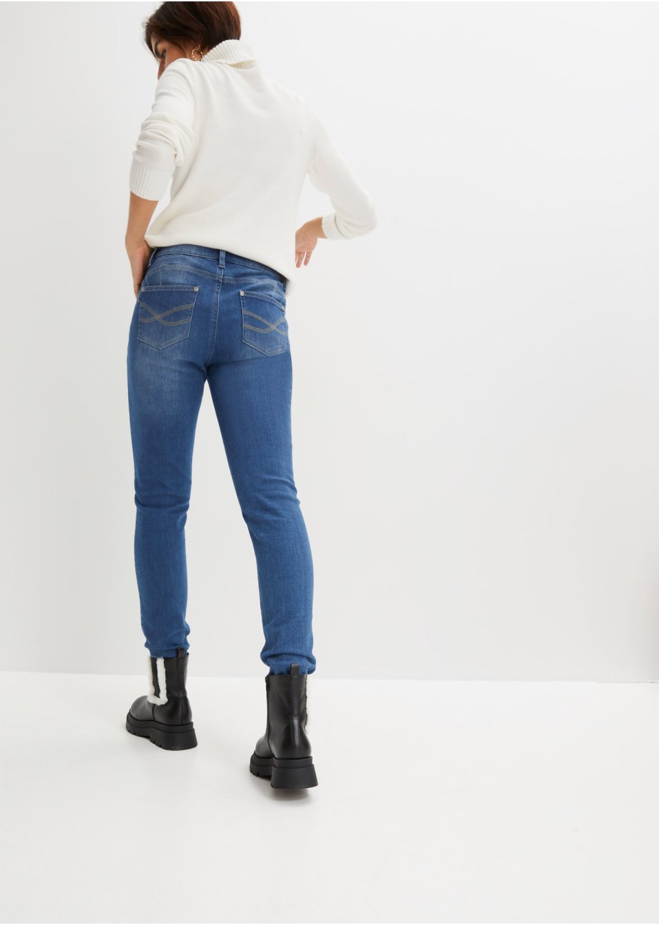 Jean sculptant thermo avec intérieur douillet, Slim
