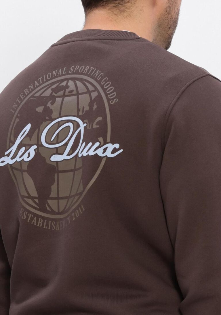 bruine les deux sweater ben globe sweatshirt
