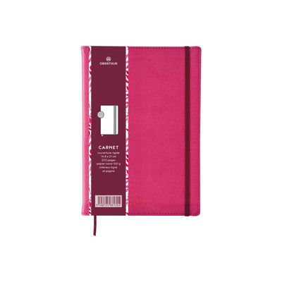 Oberthur Carmen - Carnet de notes rigide A5 - ligné - rose