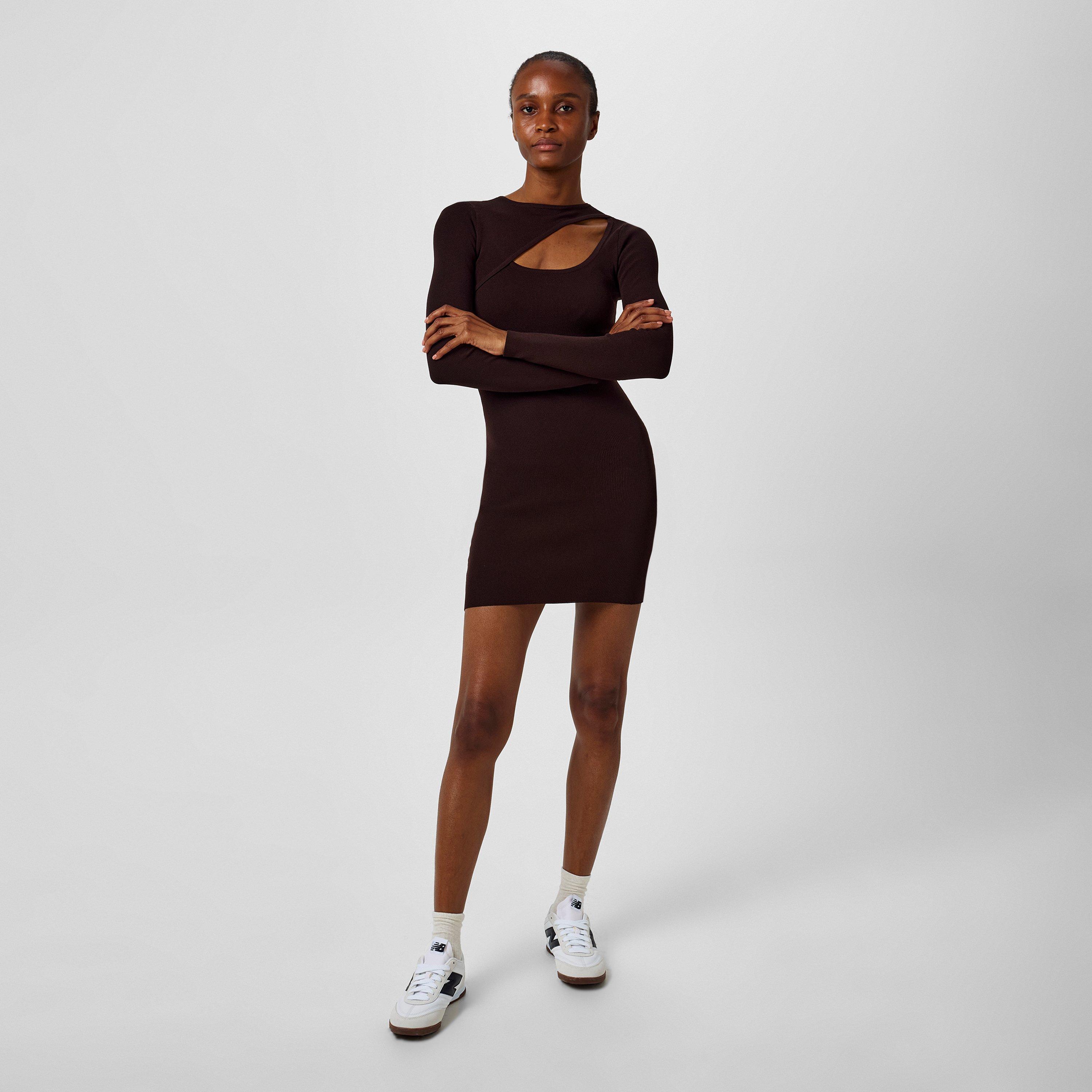 Jack Wills JW Cut Out Ribbed Mini Dress