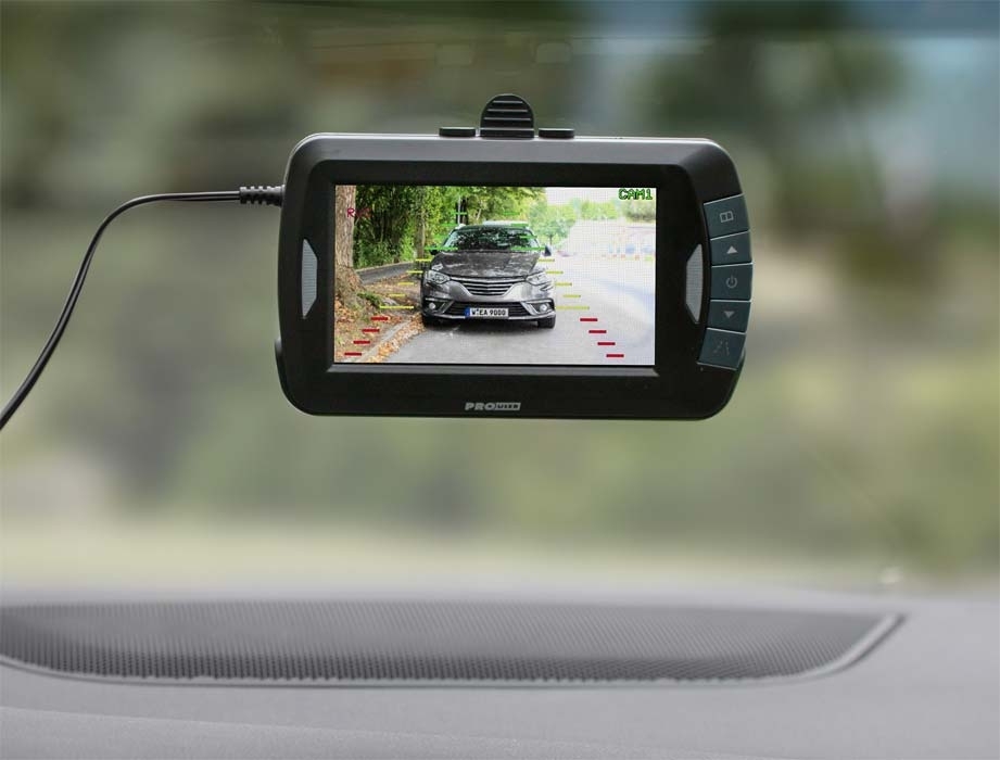 ProUser Digitales Rückfahrkamera-Set mit 2 Kameras 4,3 Zoll