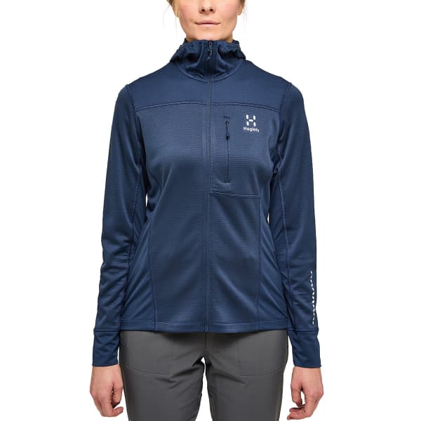 Veste polaire ski rando HAGLÖFS HAGLOFS L.I.M MID MULTI HOOD W TARN BLUE