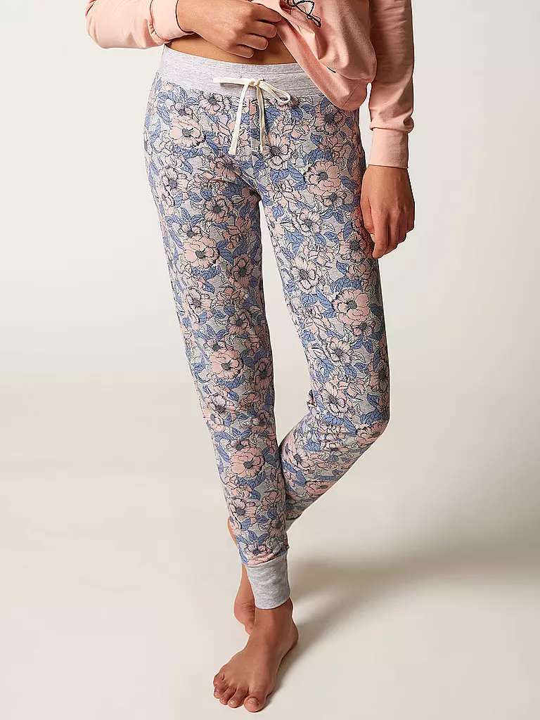 SKINY Pyjamahose hellgrau
