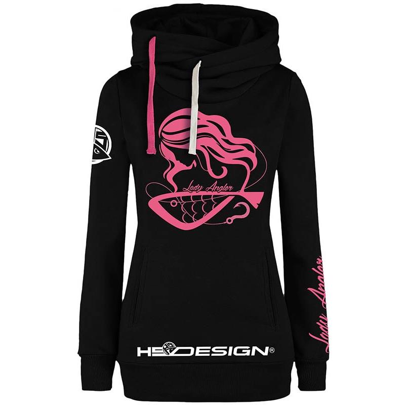 Sweat Femme Hot Spot Design Angler - Noir