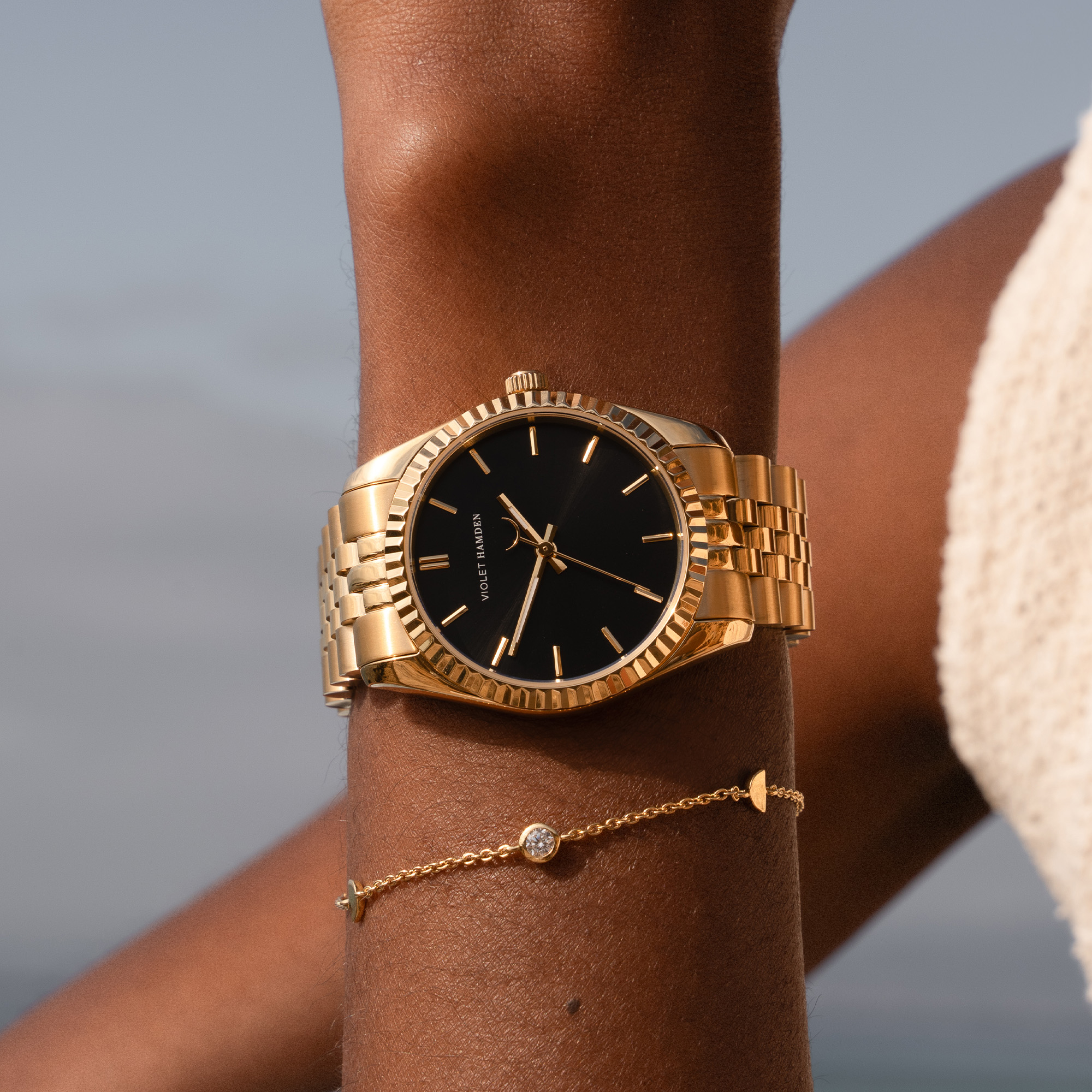 horloge Violet Hamden Violet Hamden Goud
