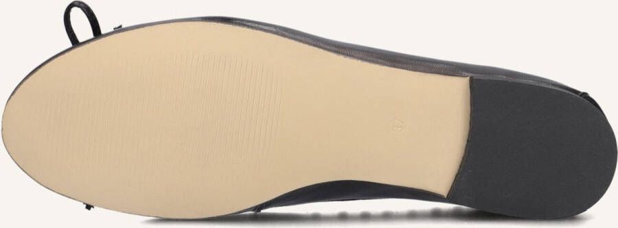 Blasz Zwarte Leren Ballerina's met Studs
