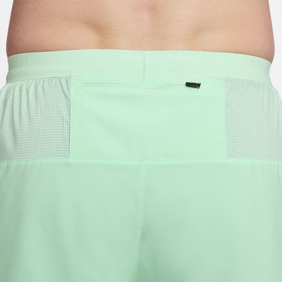 Nike Short Running Dri-FIT Stride - Vert/Argenté
