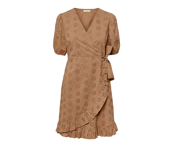 Kleid mit Lochstickerei