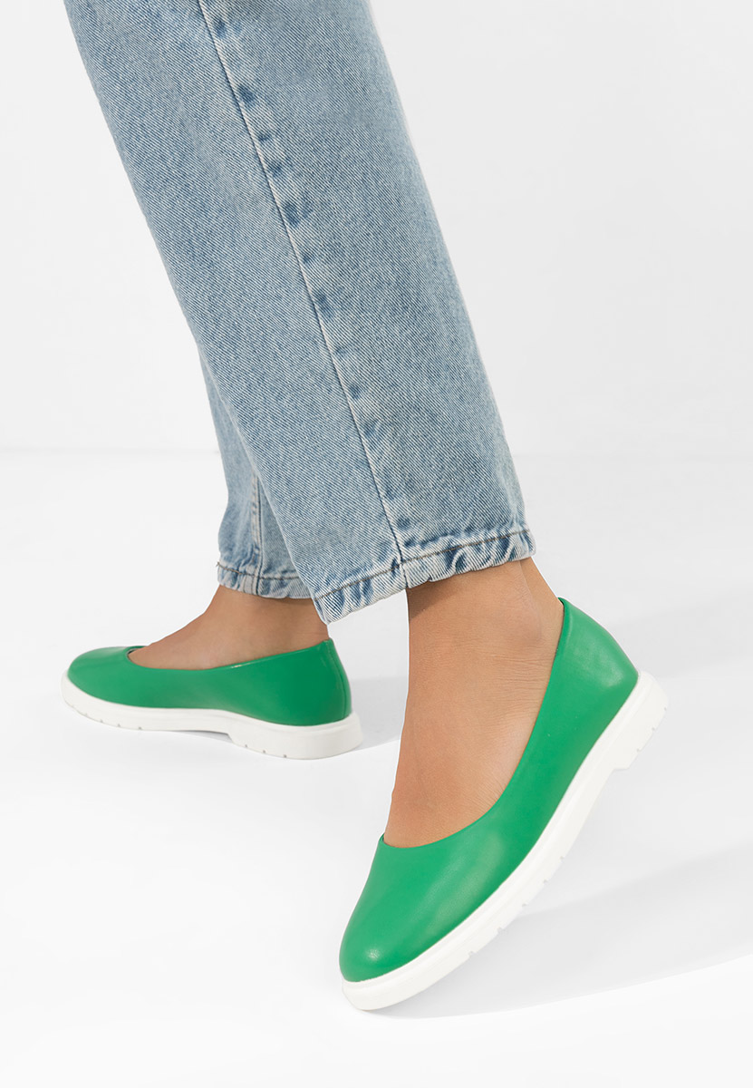 Ballerines femme vert Gimona
