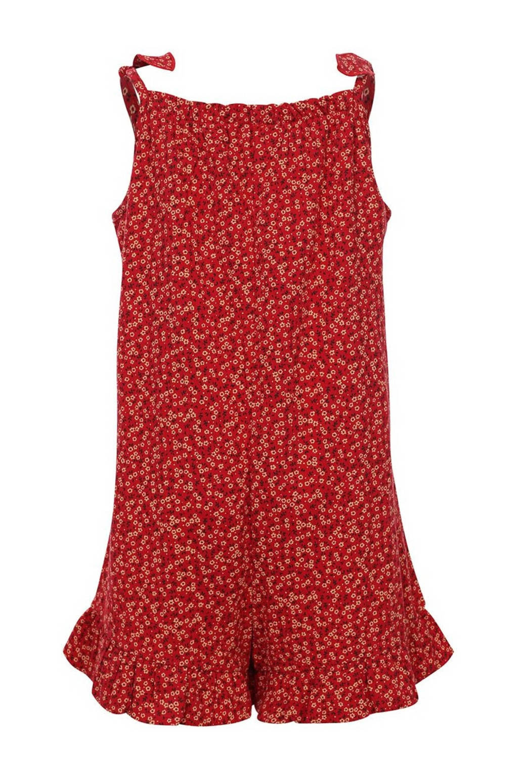 LOOXS gebloemde playsuit rood