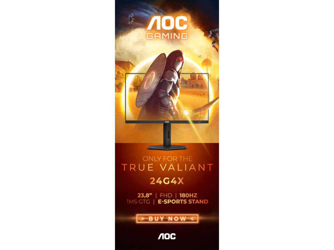MONITOR GAMING AOC 24G4X (23.8\