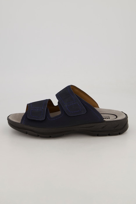 Herren Pantolette, Jomos, Leder, Klettriegel, bis Gr. 50