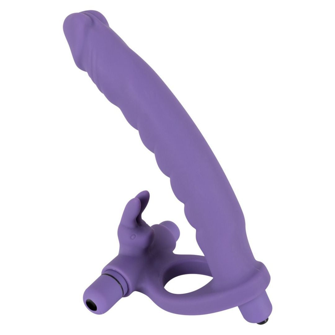 You2Toys Vibro-Penisring mit Dildo „Double Delight“