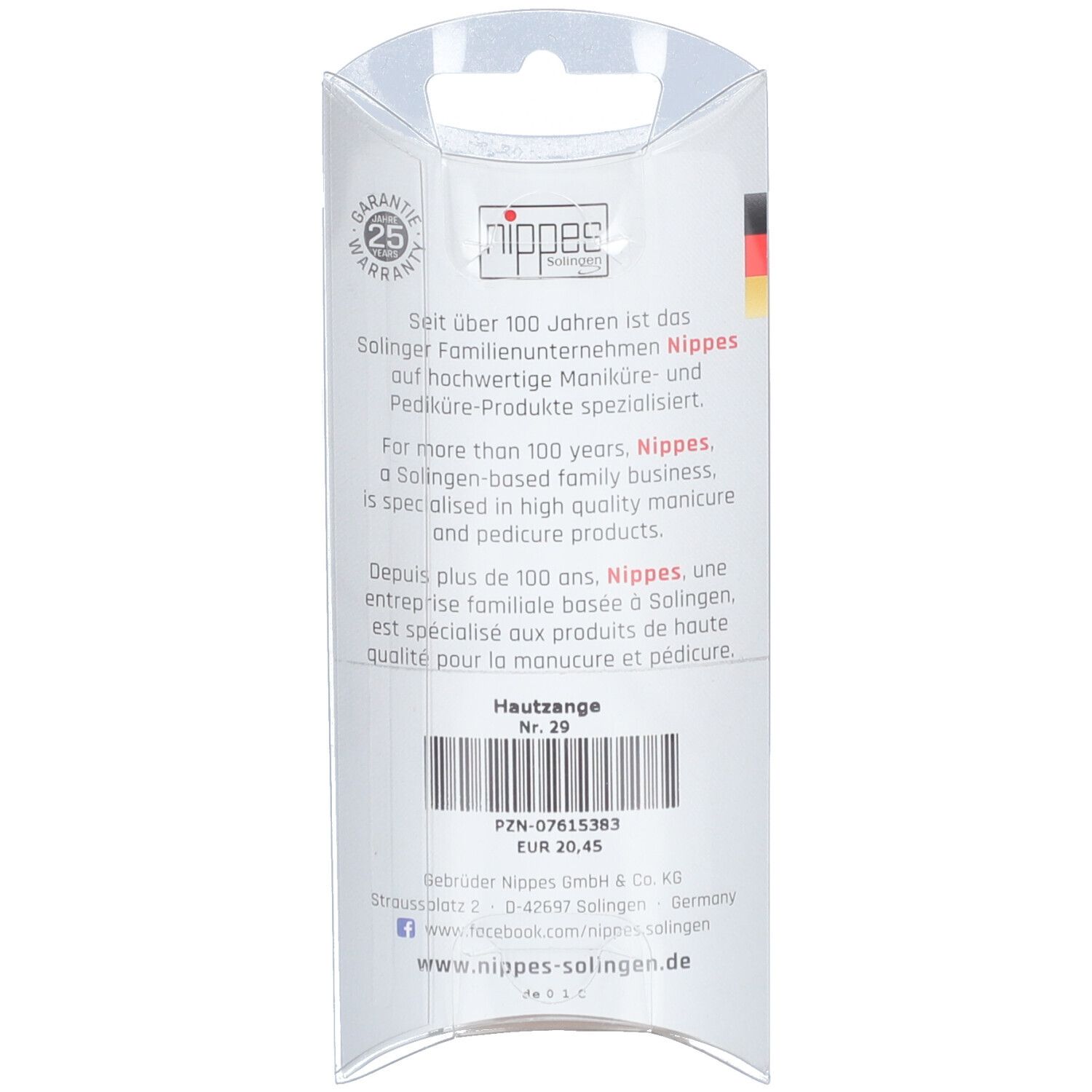 Nippes Hautzange Nr.29 1 St