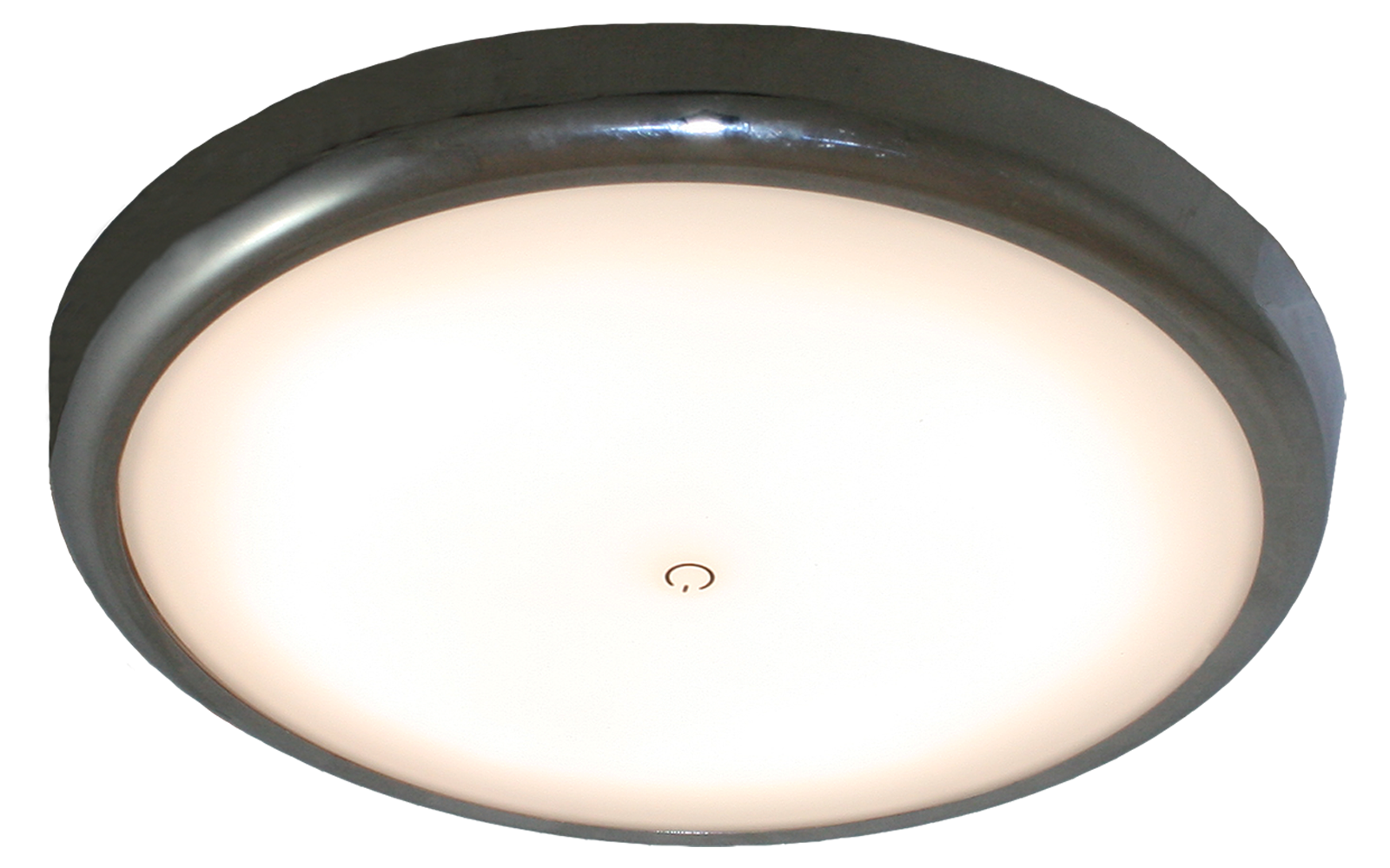 Haba Ossona Deckenleuchte LED chrom mit Touch Schalter rund 17,8 cm / 3 Lichtstufen / 12 V