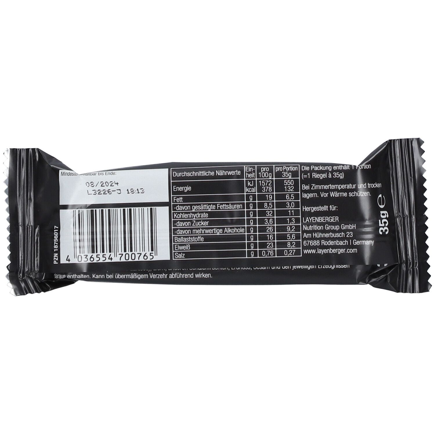 LAYENBERGER® VEGAN BAR Brownie