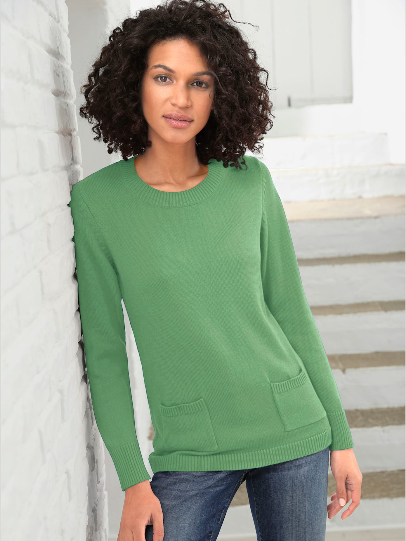 Pull encolure ronde différents coloris