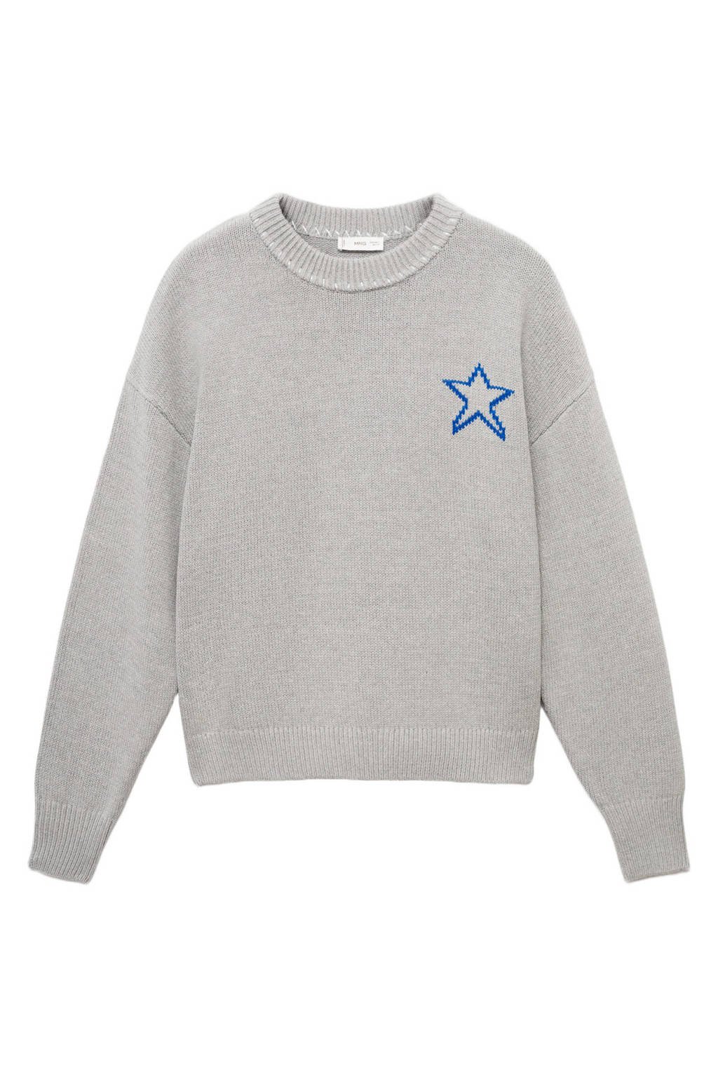 MANGO TEEN trui grijs