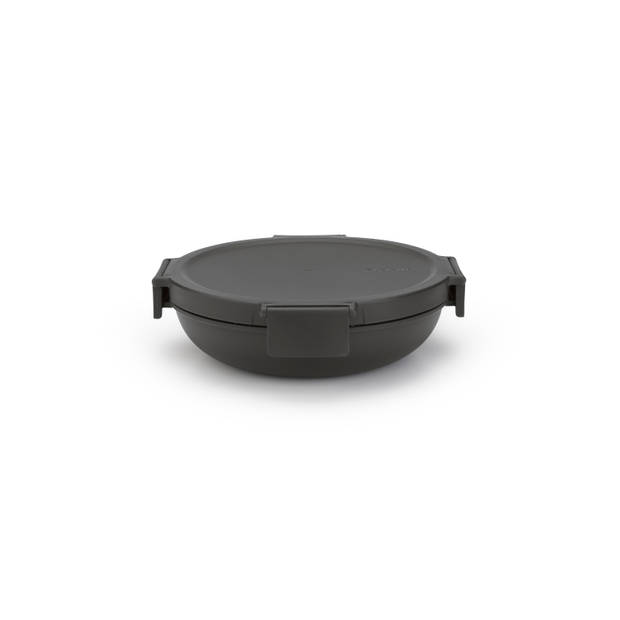 Brabantia Make & Take lunchkom 1 liter, kunststof - Dark Grey