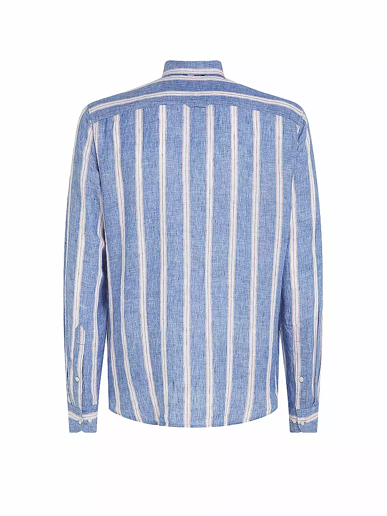 TOMMY HILFIGER Leinenhemd Slim Fit  hellblau