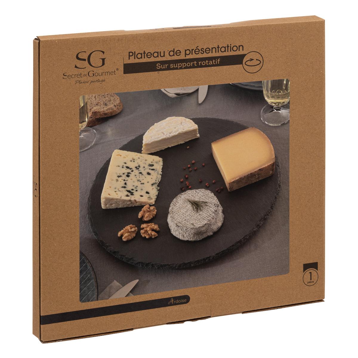 PLATEAU TOURNANT ARDOISE D.32CM