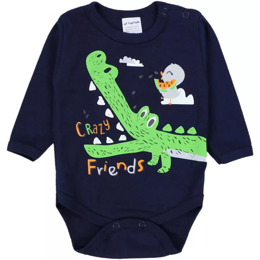 TupTam Jungen Baby Body Langarm 5er Pack blaugelb
