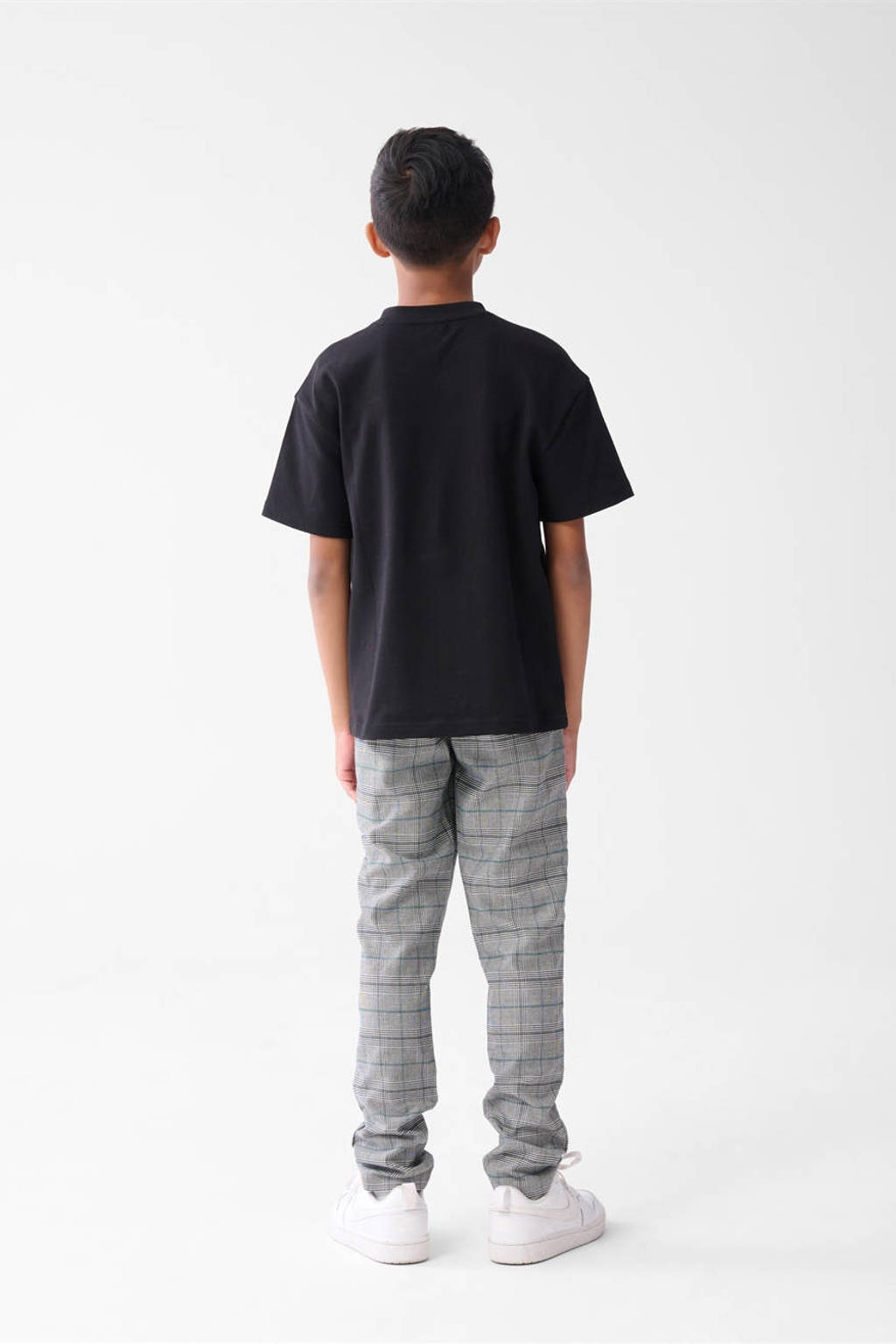 Shoeby regular casual broek grijs