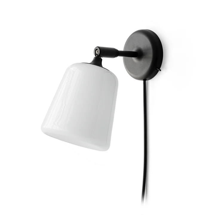 New Works - Material Wandleuchte, Opalglas