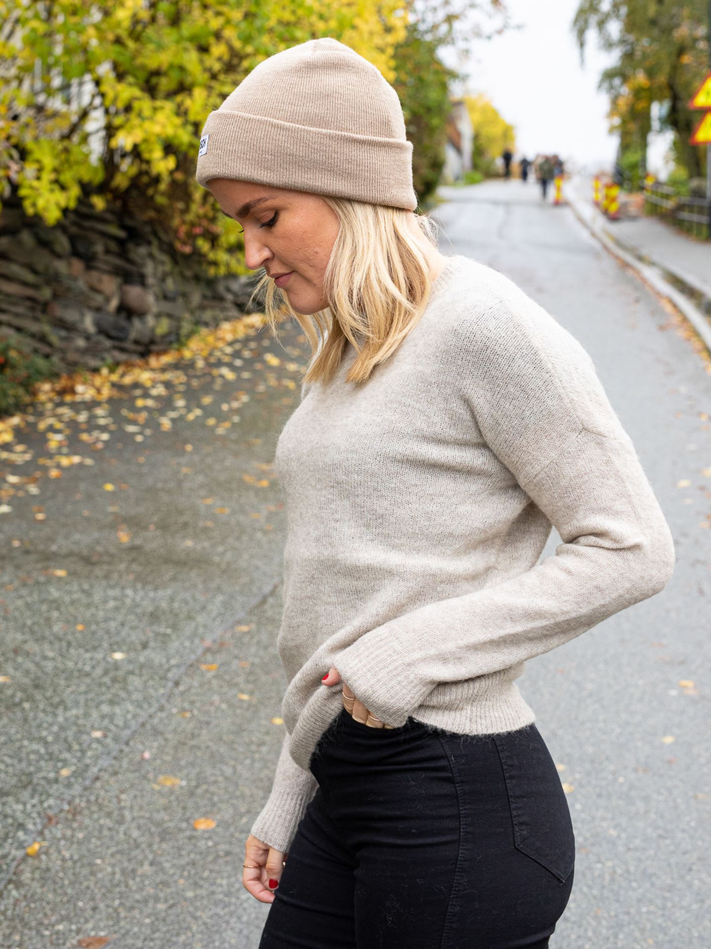 Femme Mohair O-Neck Pullover