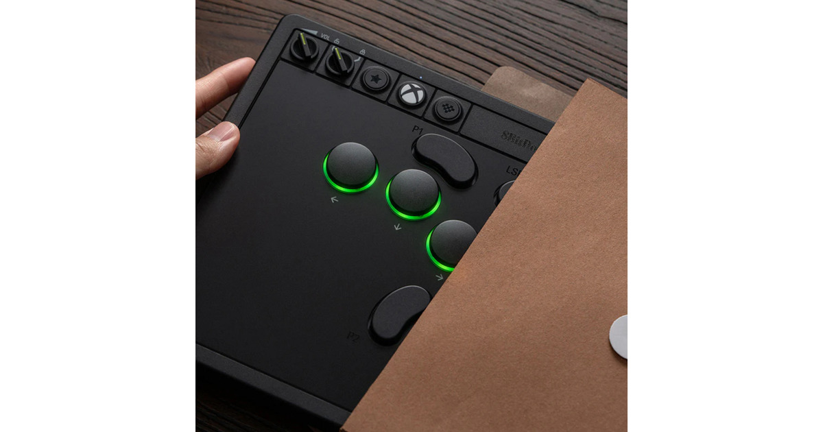 8BitDoArcade Controller for Xbox  (Zwart, 2.4 GHz / USB, Xbox Series X|S, Xbox One, Pc)