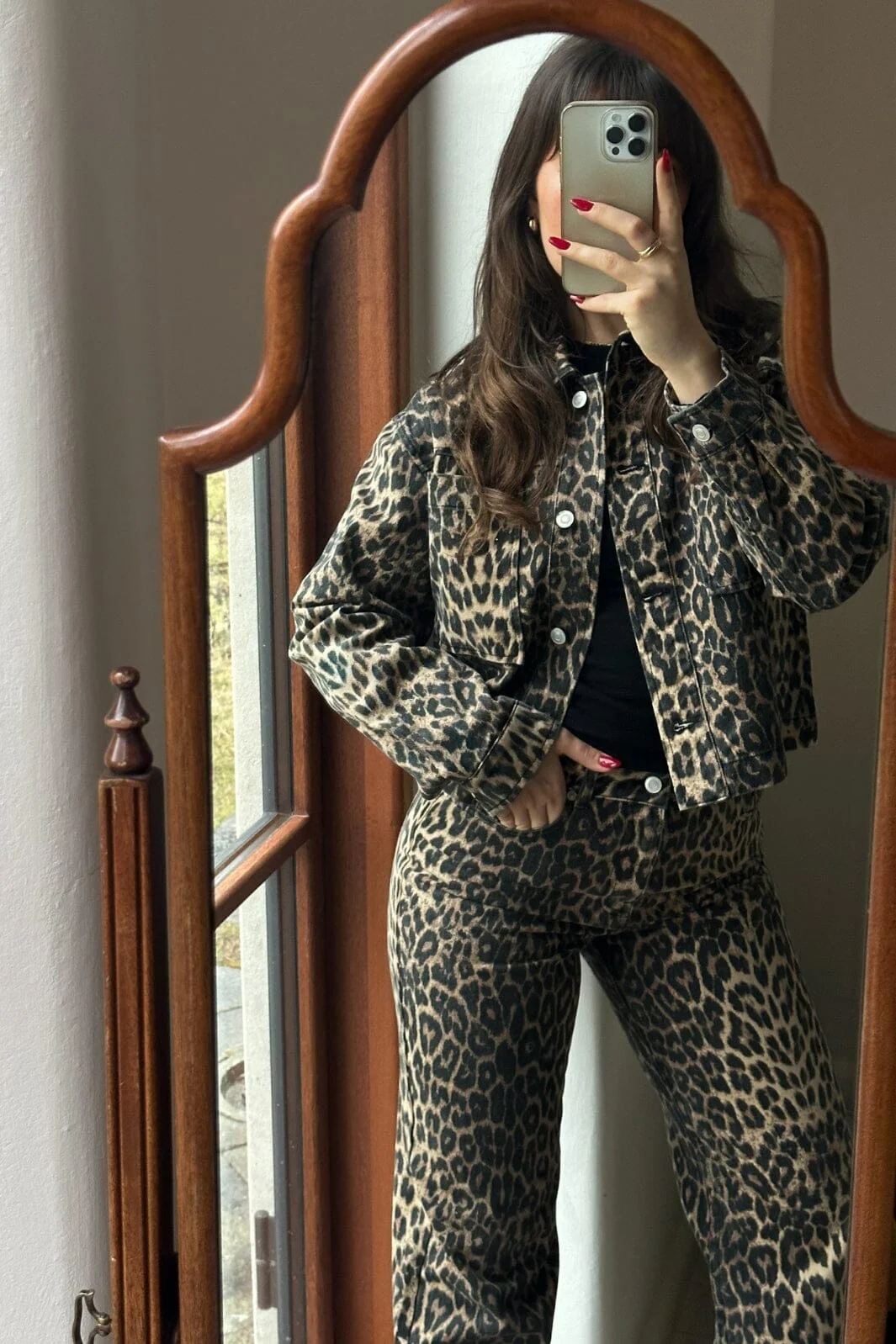 Neo Noir Emilia Leopard Jacket