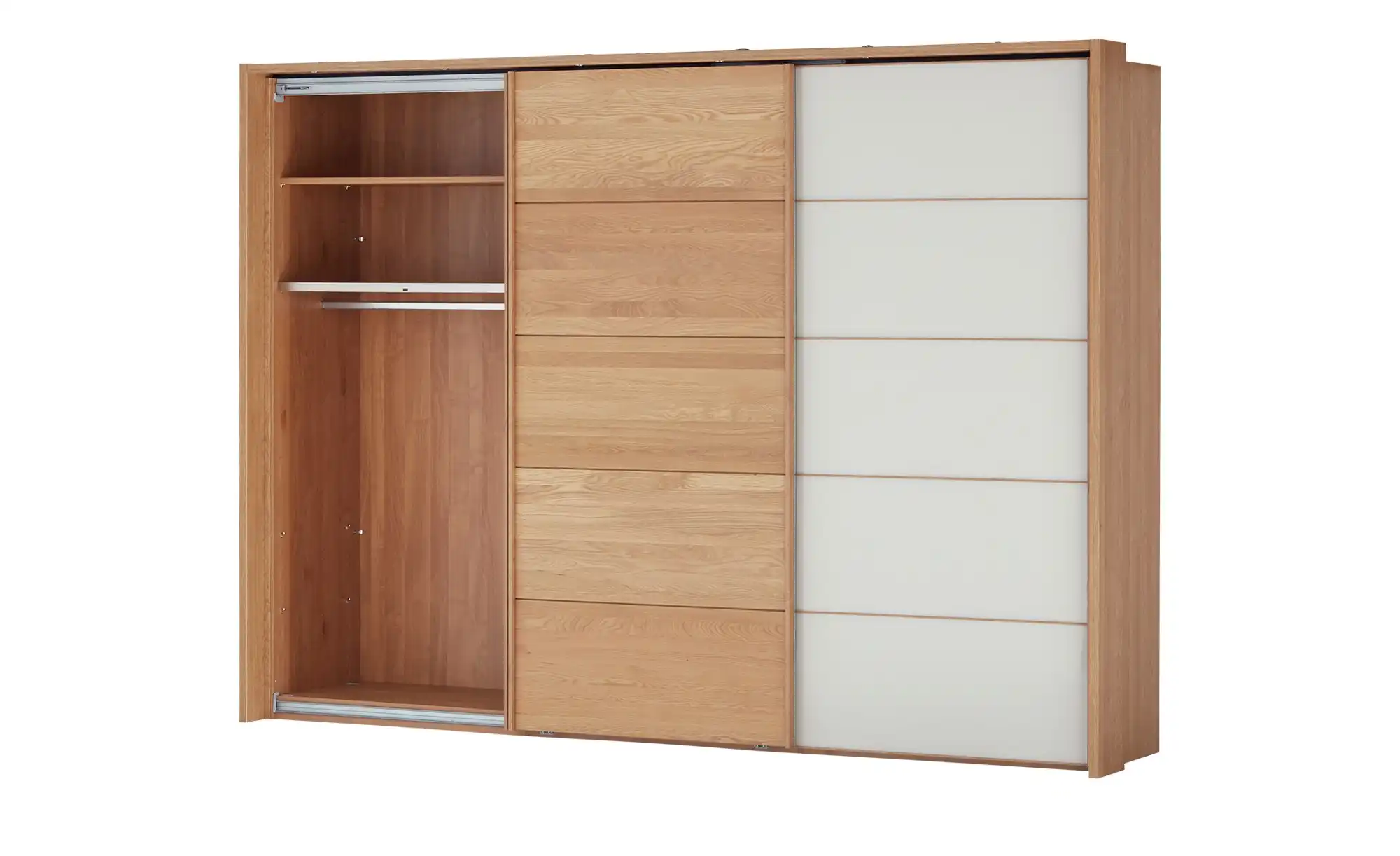 Woodford Schwebetürenschrank, 3-türig teilmassiv Kyran