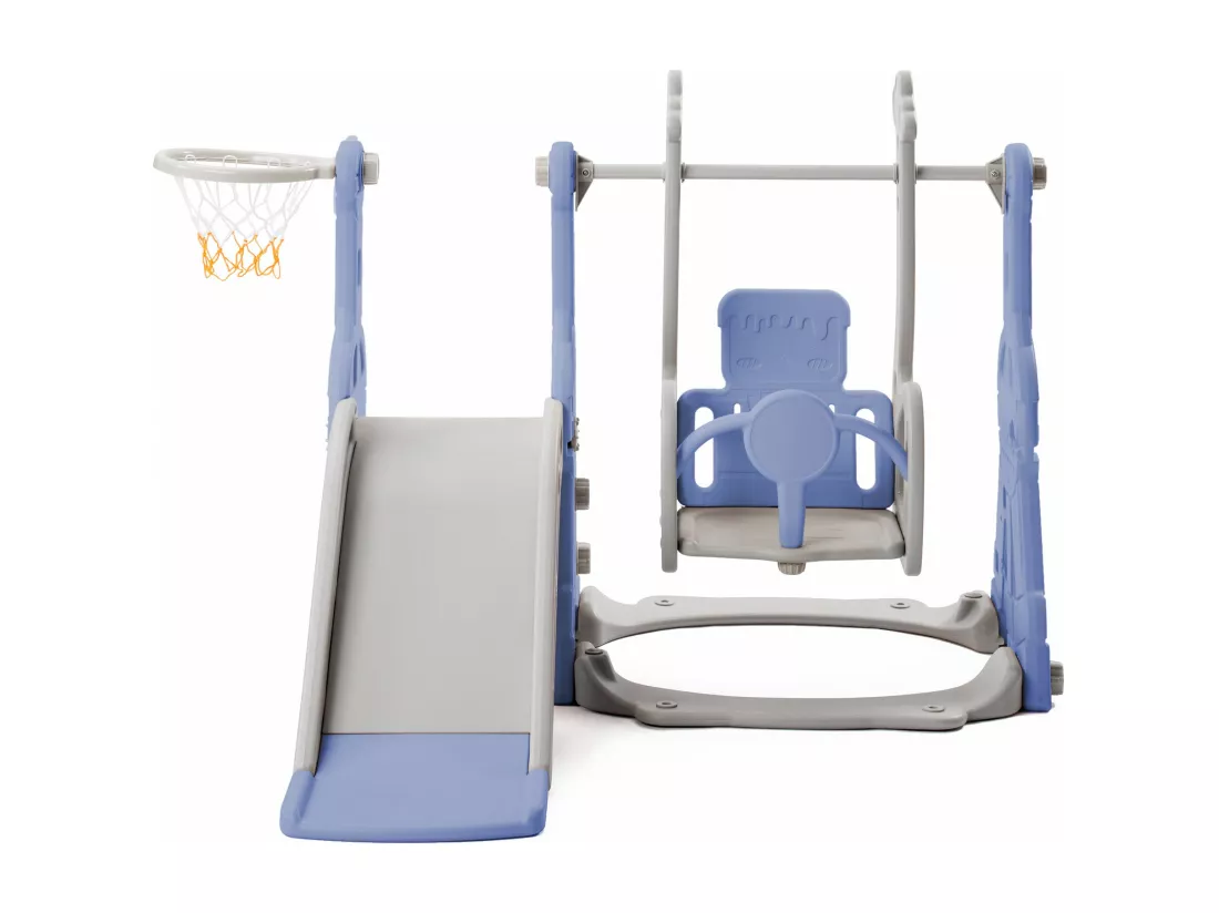Toboggan pour enfants en pehd,d140cm×h120cm,violet