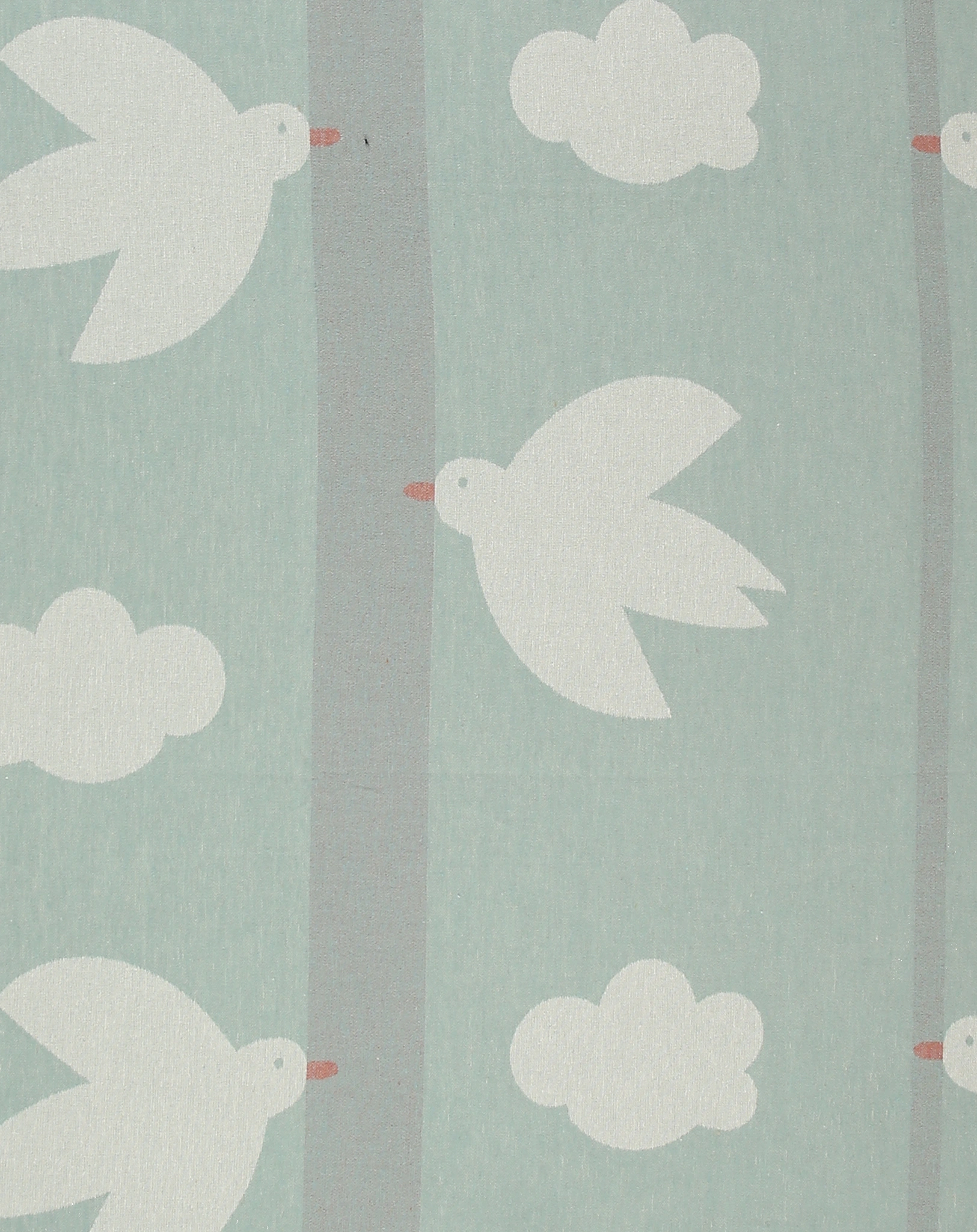 Kuscheldecke MILA - TAUBEN (100x140) in mint