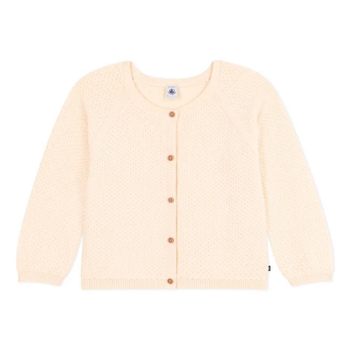 Petit Bateau Cardigan Melene Point Suzette | Beige