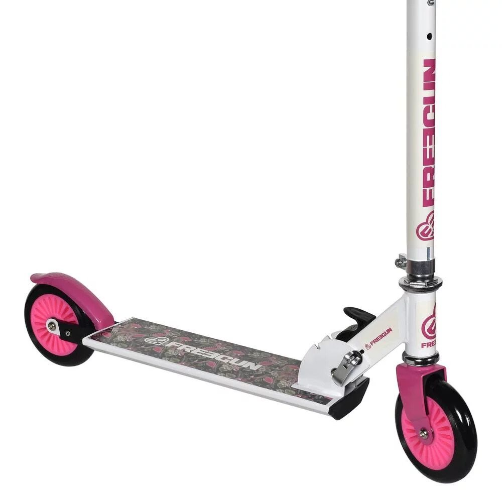 TROTINETTE FREEGUN ROSE 2 ROUES 121 MM