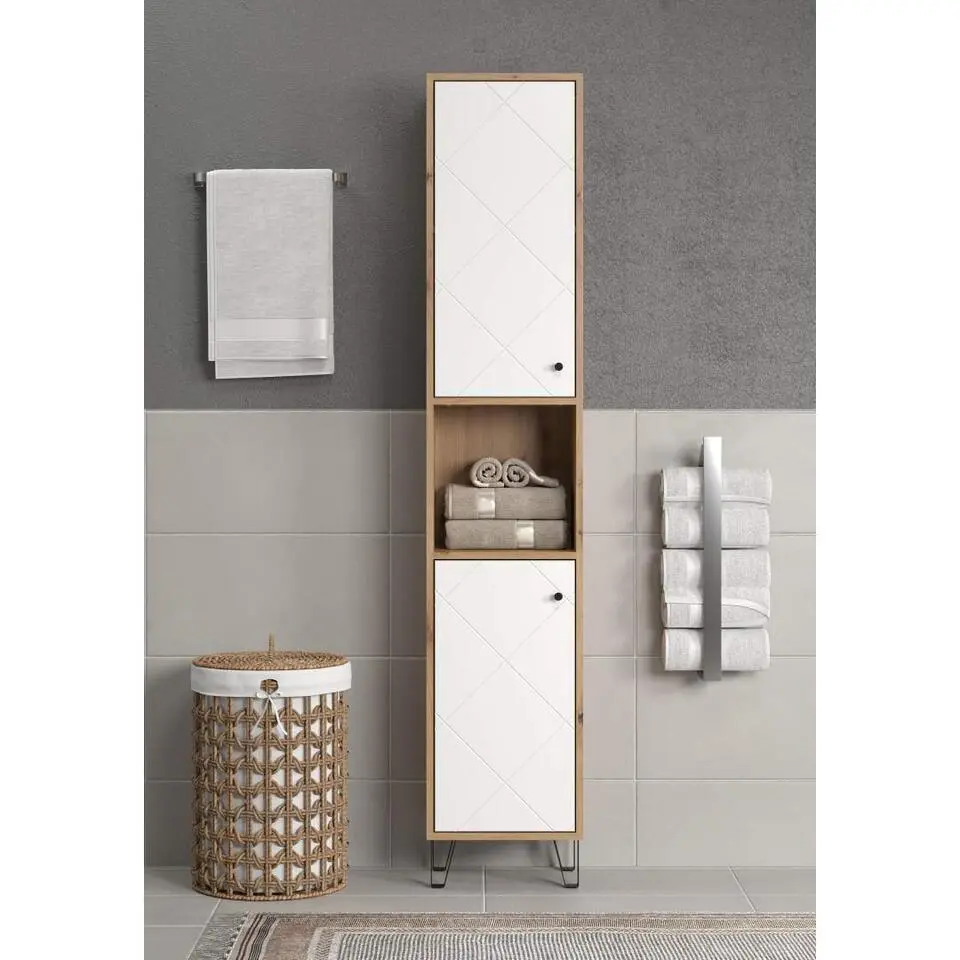 Trendteam Kolomkast Touch - 36 x 29 x 191 cm - Artisan Oak