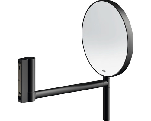 KEUCO Plan cosmeticaspiegel, mat zwart, 17649370002