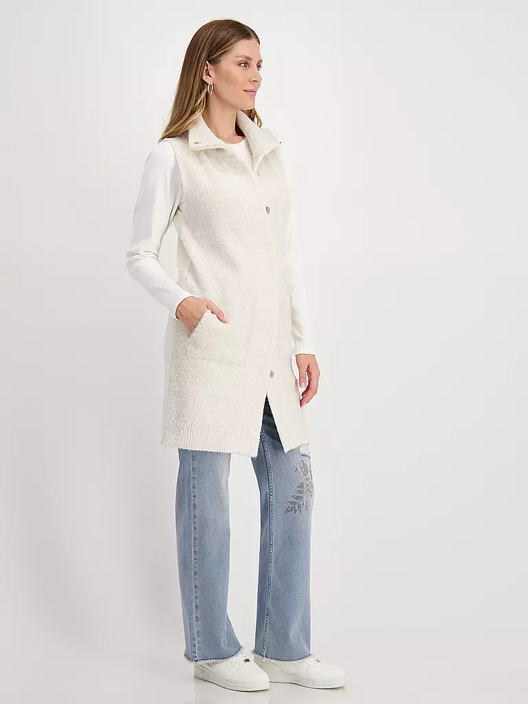 MONARI Strickgilet beige