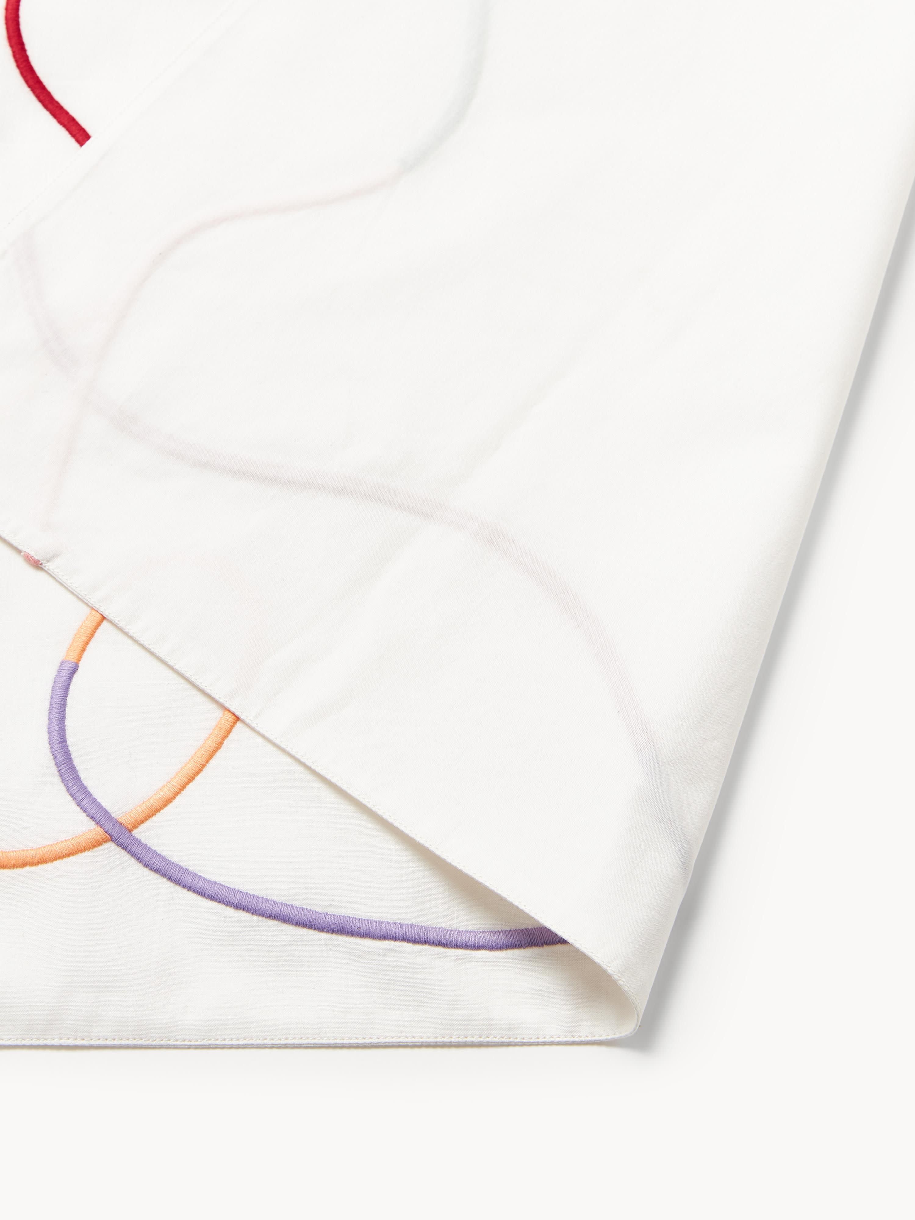Placemats Sue met abstracte borduurwerk, 2 stuks