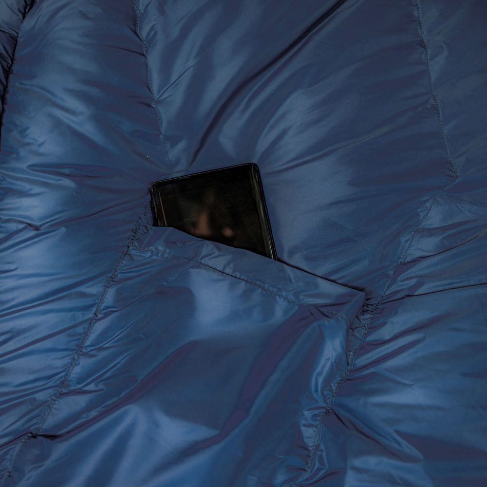 Grüezi Bag Biopod DownWool Ice 185 Schlafsack night blue