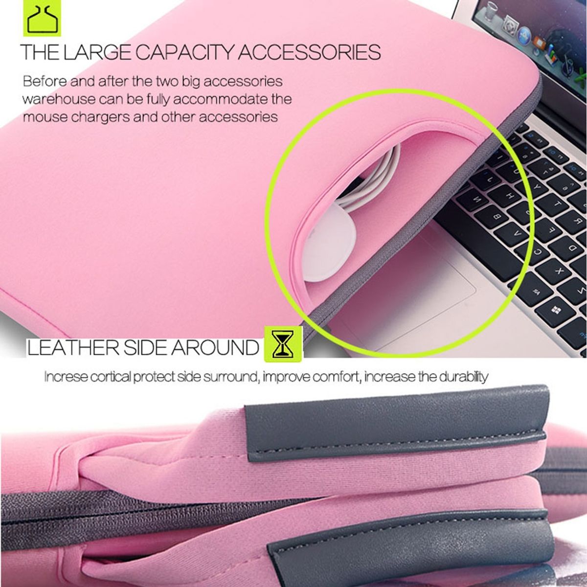 Universal Notebooktasche 12 - 15,4 Zoll Trage Tasche Laptop Notebook Case Cover