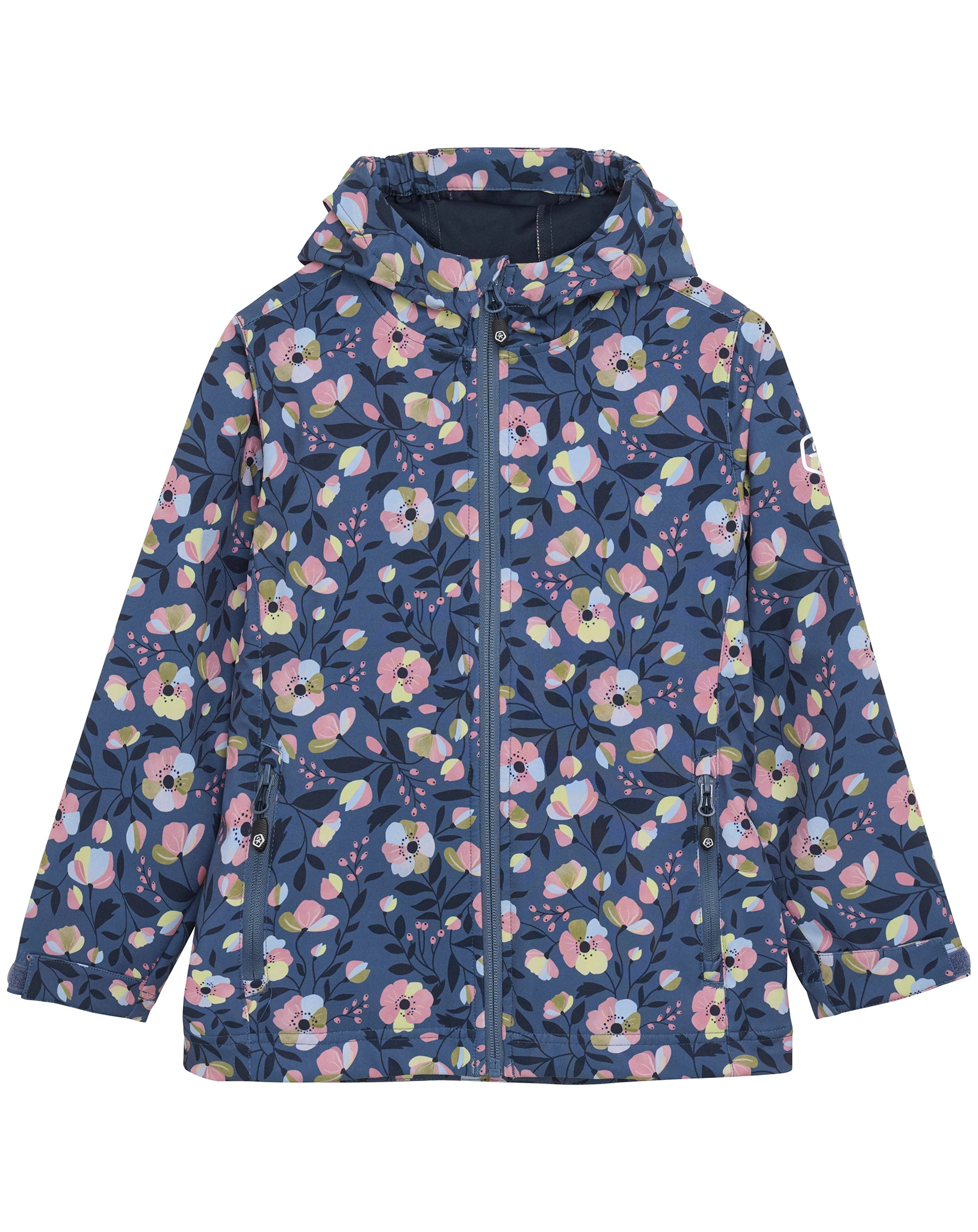 Softshelljacke PASTEL FLOWER in rosa/blau