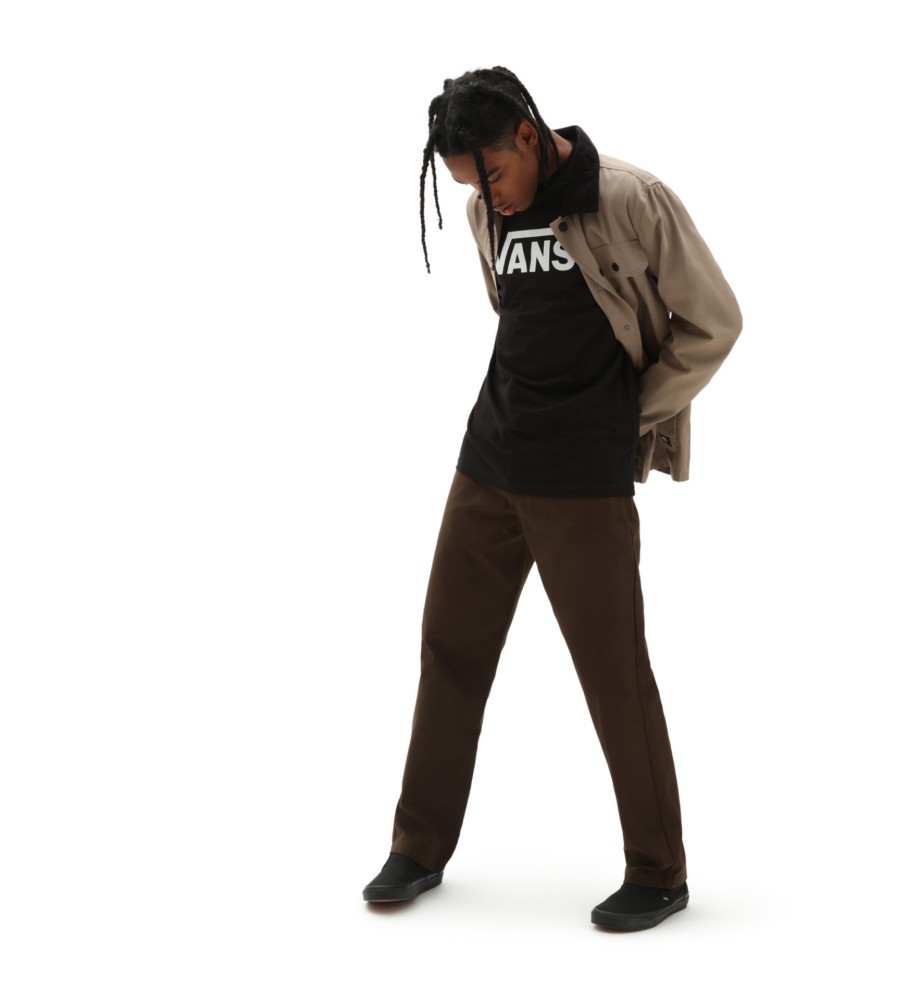 Camiseta Vans Classic de manga comprida preta