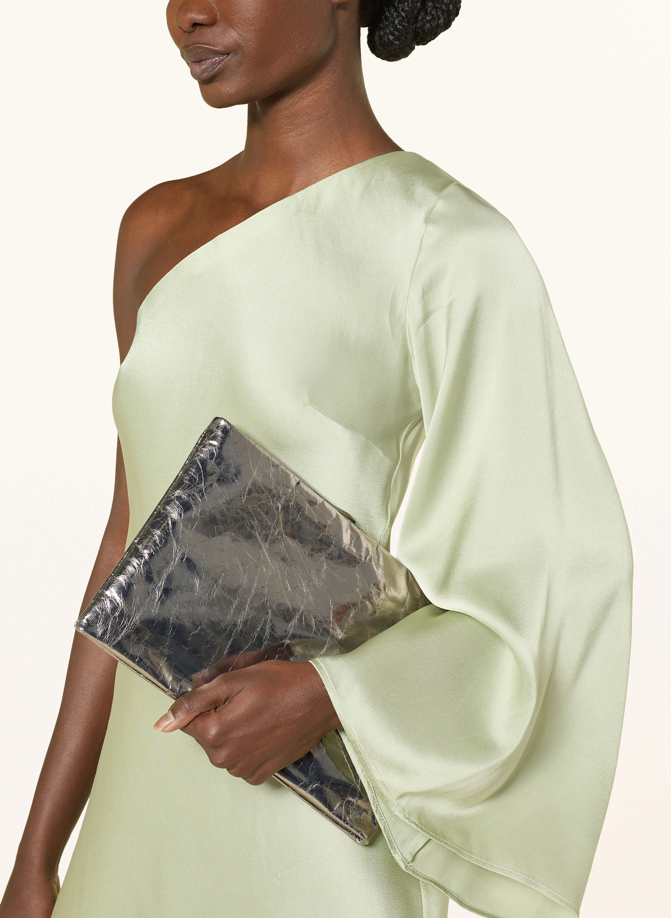 ottod'ame One-Shoulder-Kleid aus Satin