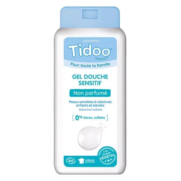 Gel de Banho Tidoo Family Orgânico Sem Perfume para Pele Sensível 750ml