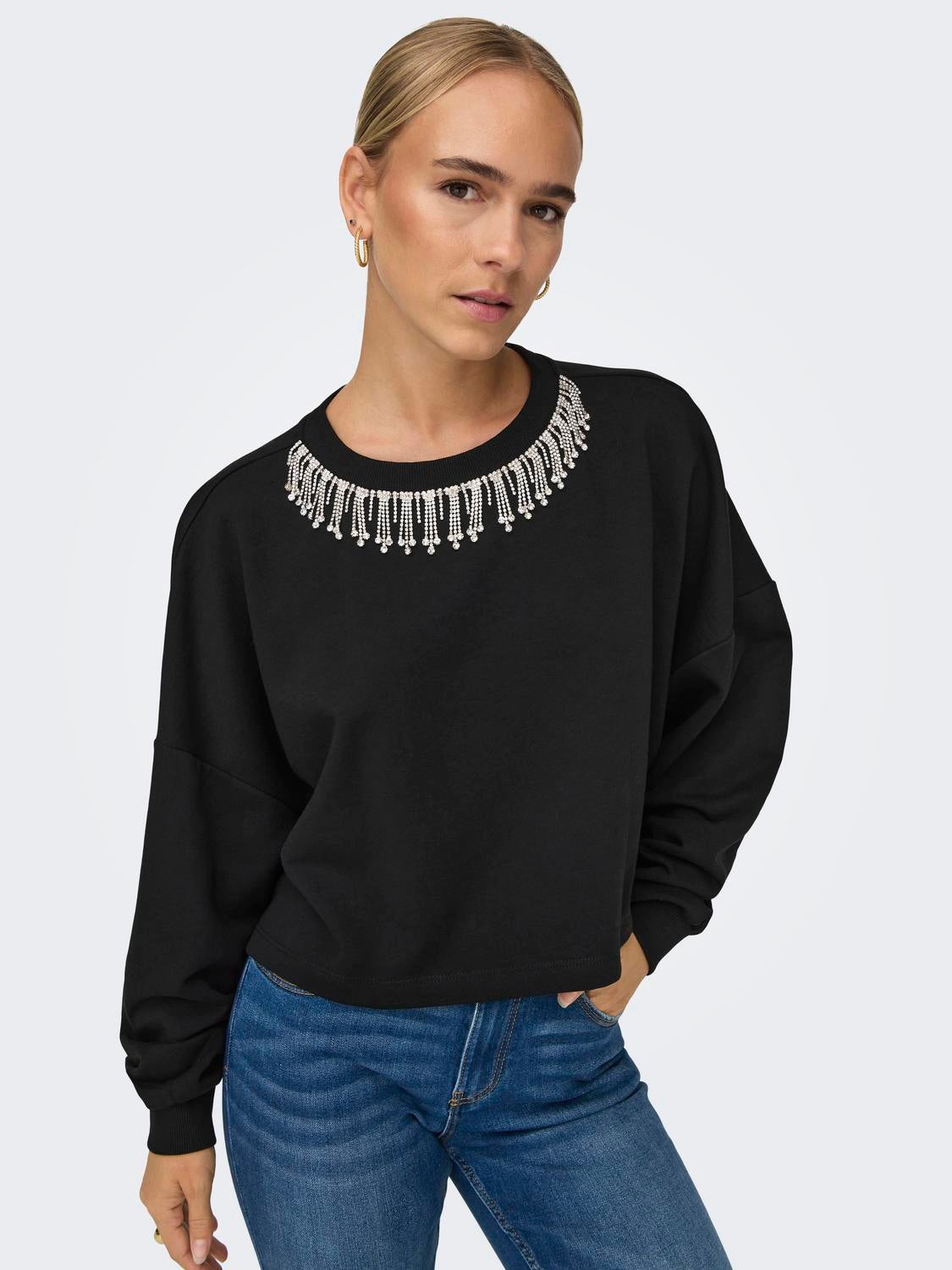 ONLRHINE Sweatshirt Black